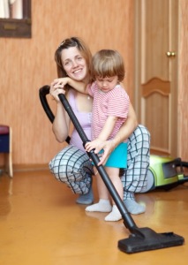 NSP vacuuming w: mom